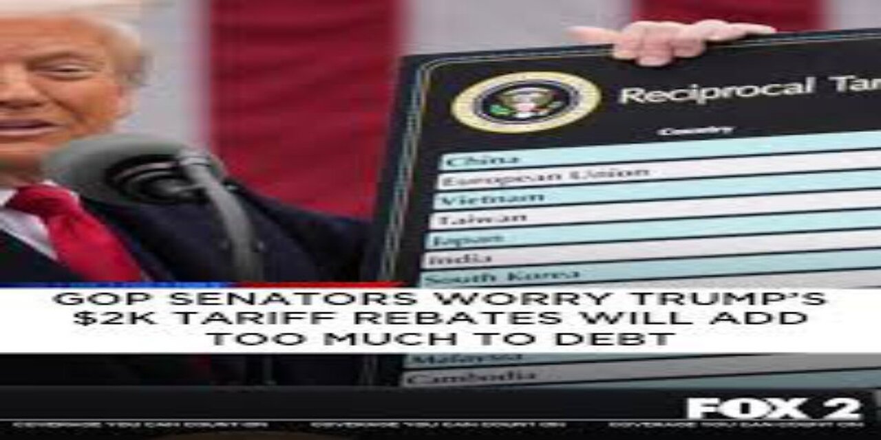 Senate Republicans Oppose $2K Tariff Checks