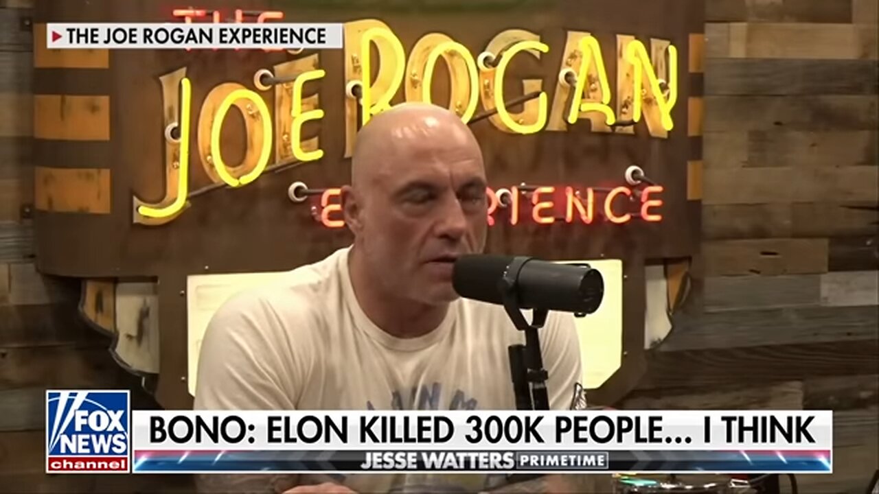Elon Musk, Joe Rogan smack down Bono's wild podcast accusation