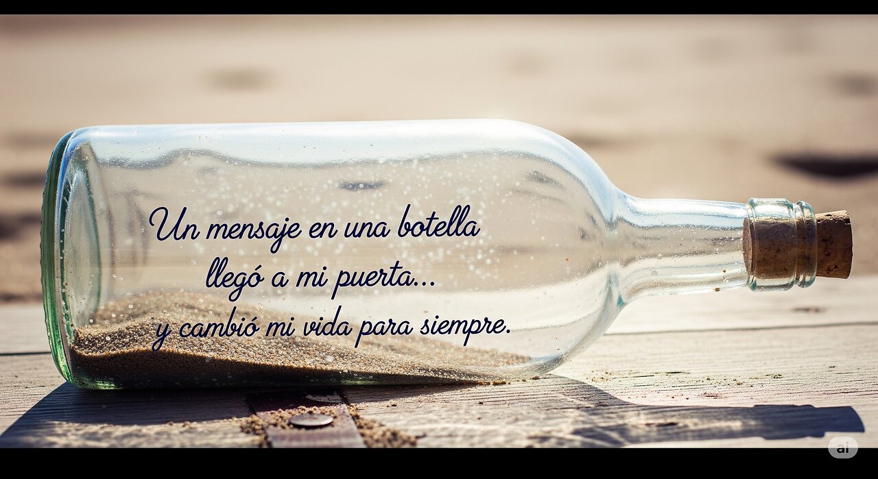 "Un mensaje en una botella llegó a mi puerta… y cambió mi vida para siempre"