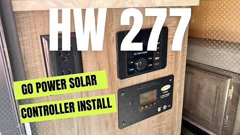 Installing Go Power GP-PWM-30-UL Solar Charge Controller | Forest River Rockwood HW277 #HW277