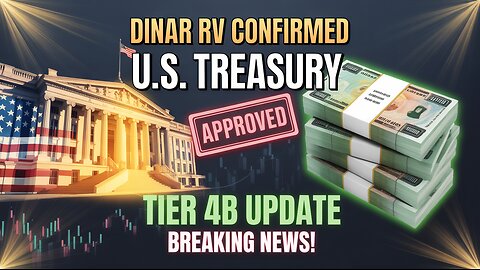 Iraqi Dinar Revaluation Confirmed – U.S. Treasury & Tier 4B Update! 💥 Today's IQD News!