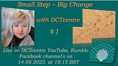 Align your body in 5 step sequence in Small Steps - Big Change with DCTcentre #1# Live 14.08.2025