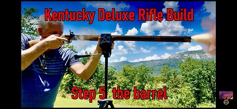 Traditions Kentucky Deluxe Rifle Kit Build step 5 THE BARREL