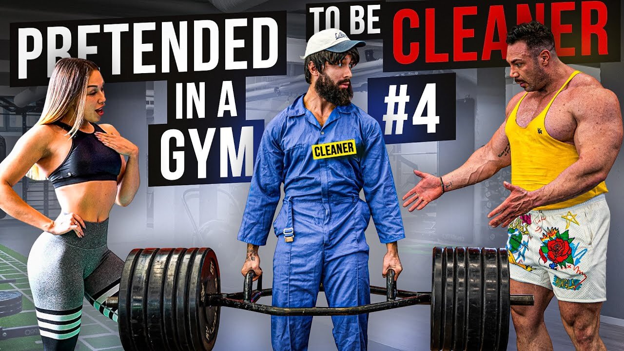 CRAZY CLEANER Shocks Girls in Gym Prank ft. NOEL DEYZEL 😱 | Anatoly Prank #4 | Aesthetics in Public