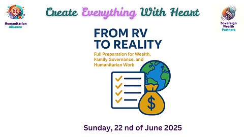 Alliance Sunday call: From RV to Reality
