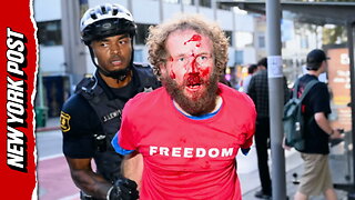 Bloody brawl breaks out as agitators protest TPUSA event at UC Berkeley in California