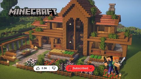 Minecraft: How to Build a Spacious Farmhouse | Tutorial