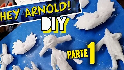 ARNOLD y HELGA de papel maché - PRIMERA PARTE