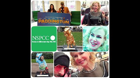 NICOLE KIDMAN ⭐️ signed Paddington Bear 🐻 poster donated to NSPCC 💚 children's charity 16/6/15
