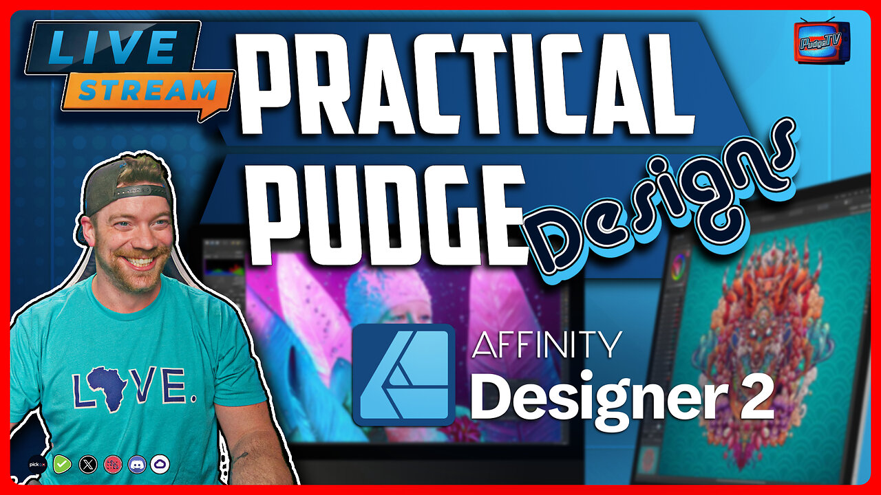 🟡 Practical Pudge - Designs | Affinity Designer 2 on Rumble