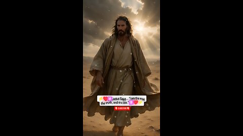 Jesus Say'...♥️✝️"I am the way, the truth, and the life."✝️♥️ #jesus