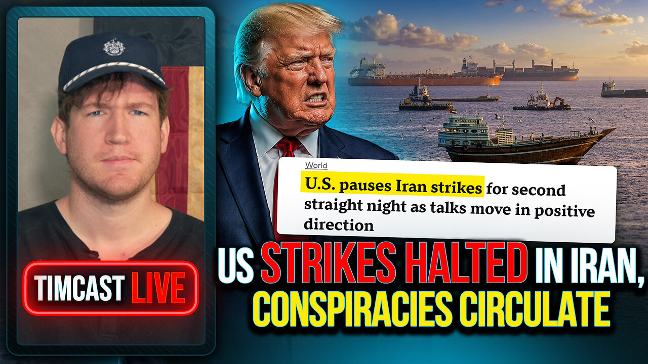 US Strikes HALTED In Iran, CONSPIRACIES Circulate