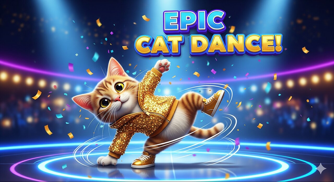 THE CUTEST CAT DANCE EVER SEEN 🐱💃
