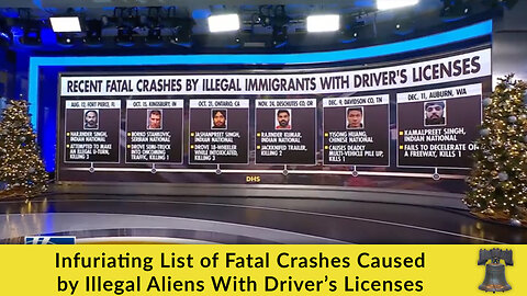 Infuriating List of Fatal Crashes Caused by Illegal Aliens With Driver’s Licenses