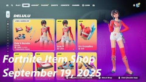 Fortnite Item Shop|September 19, 2025(*New* Evie X & Cat Gamer Bundles)