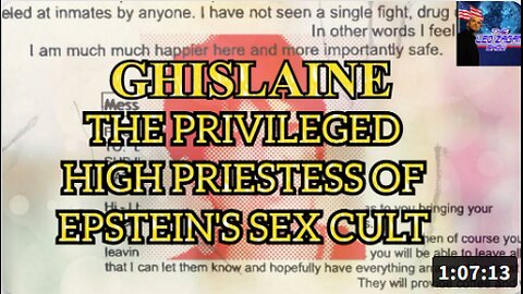 GHISLAINE THE PRIVILEGED HIGH PRIESTESS OF EPSTEIN'S SEX CULT