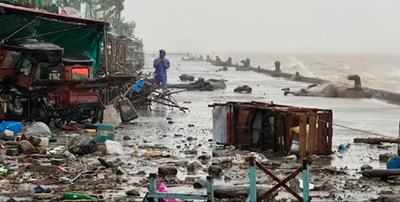 Super typhoon causes some damage as it blows past northern Philippines