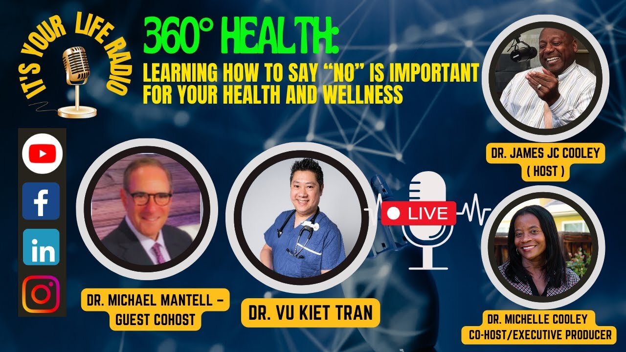 427 - 360° Health: Learning How to Say “NO” is Important For Your Health and Wellness.