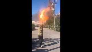 🔥 Spectacular explosion of enemy ammunition in Donetsk region!