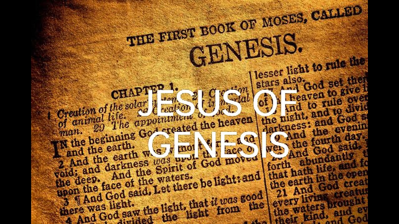 OT PROPHETS & JESUS JESUS OF GENESIS