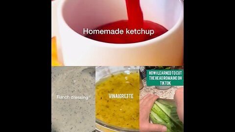 Love, making your own catchup and salad dressings? Then you’re going to love this video.