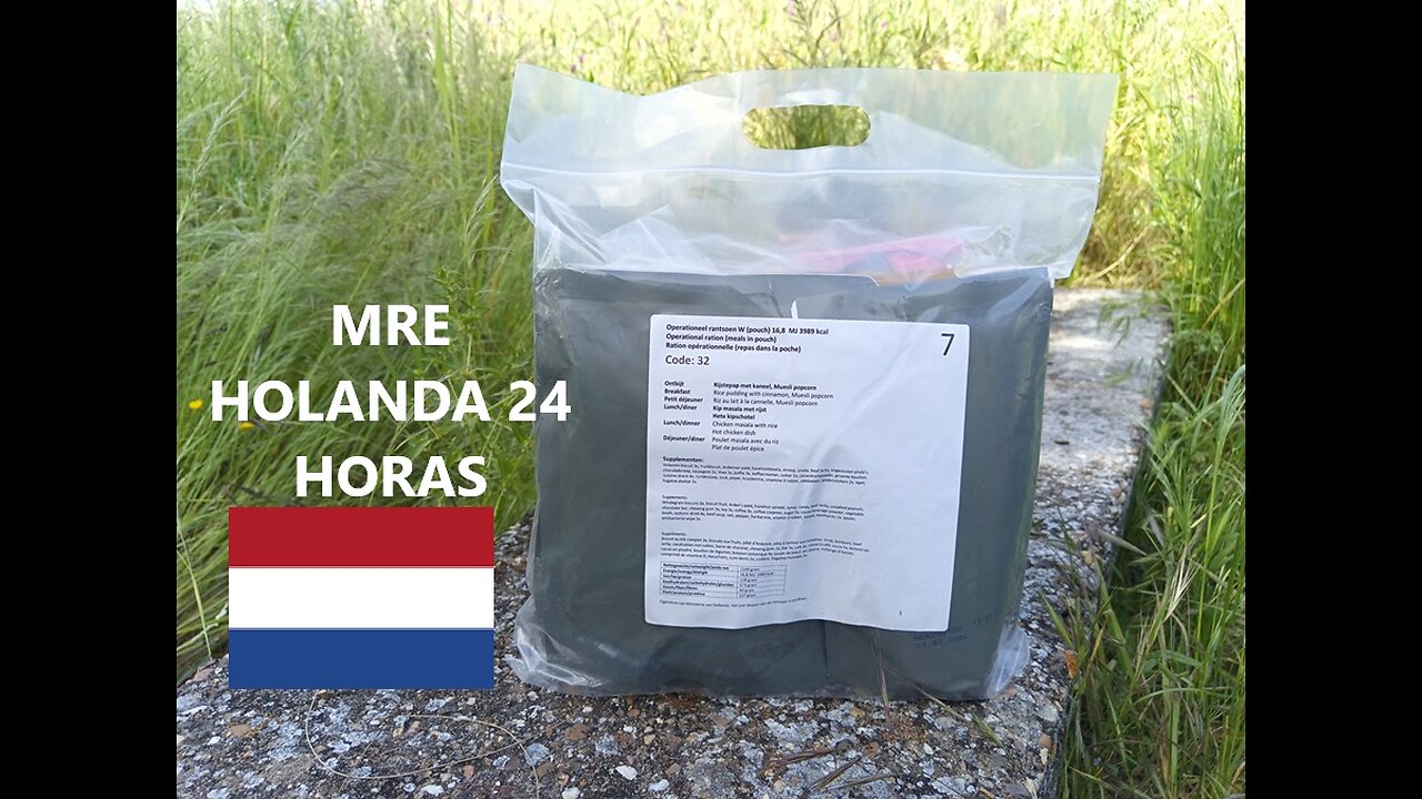 RACION DE COMBATE HOLANDA 24 HORAS