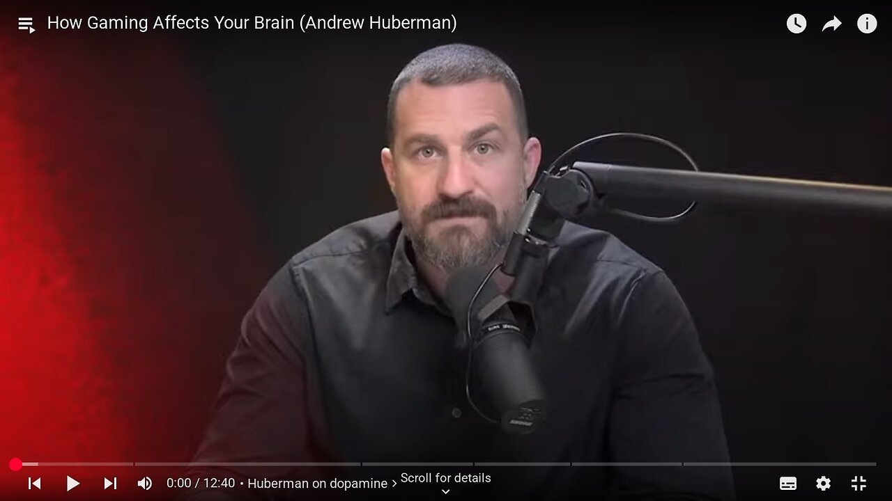 How Gaming Affects Your Brain (Andrew Huberman)