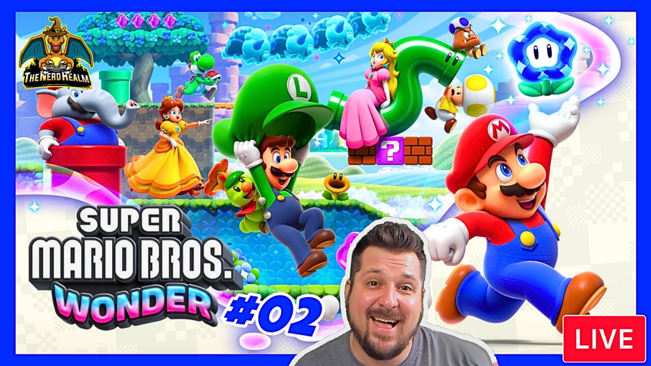 Super Mario Bros. Wonder #02 | 1st Time Playing | Nerd Realm Playthrough
