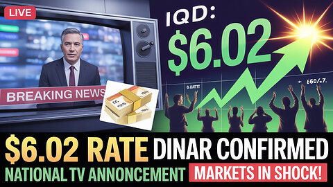 Iraqi Dinar 💥 $6.02 DINAR RATE Confirmed – National TV Announcement Shocks Markets!