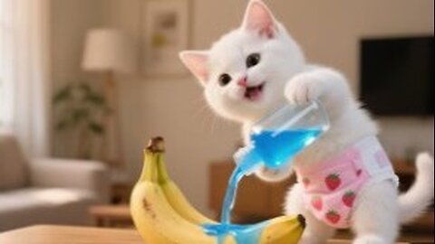 Kitten Mutates into Monster, Dad Jumps In to Take the Missile 💔