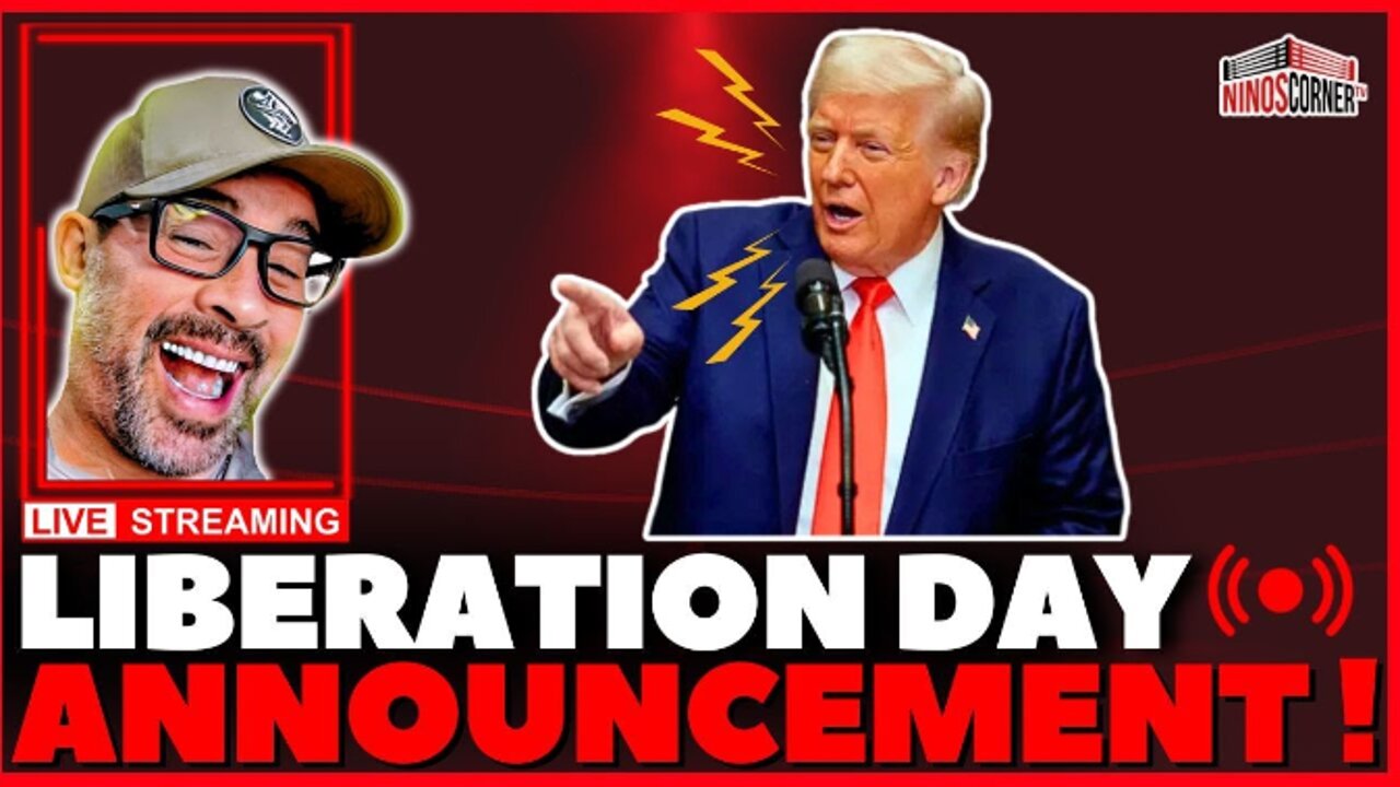 🚨LIBERATION DAY🚨 LIVE WATCH PARTY: Trump’s Bold Tariff Plan.. Global Shock Incoming?