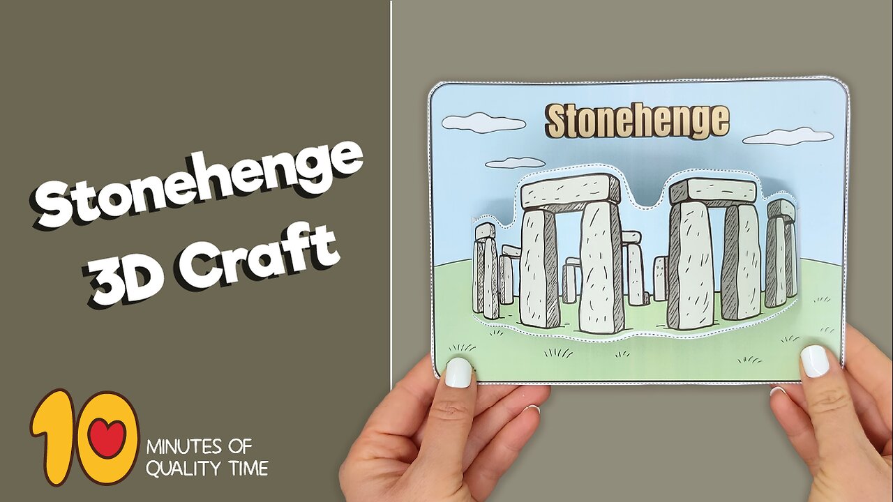 Stonehenge 3D Craft