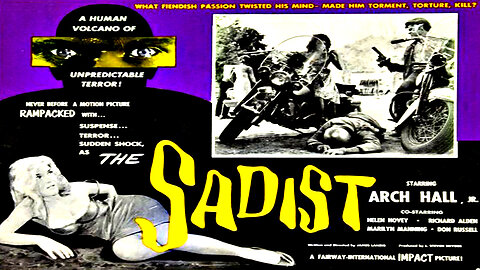 The Sadist (1963) Full Movie | Psychopathic Thriller | Horror | Crime | Classic