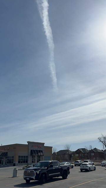 Weather Update for Toronto GTA Canada- More C-Trails #weather #canada