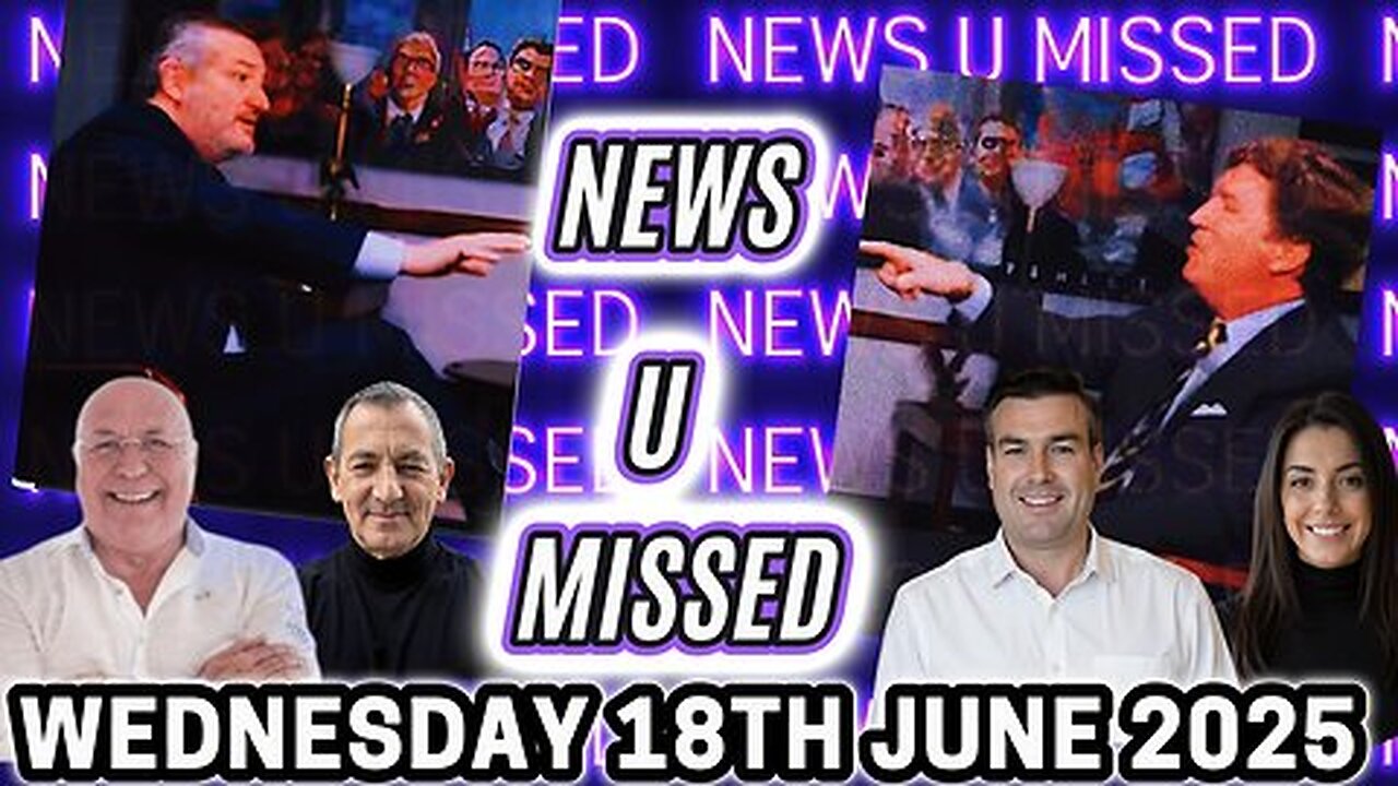CHARLIE WARD DAILY NEWS WITH CHARLIE WARD, PAUL BROOKER & WARREN THORNTON WEDNESDAY 18TH JUNE 2025