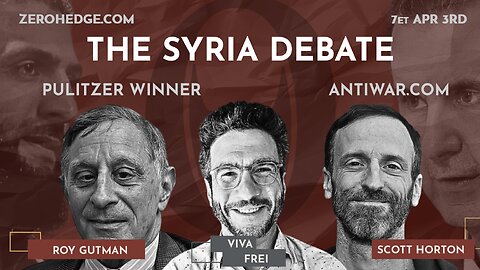 Moderating Debate on Syria - Roy Gutman vs. Scott Horton - Regime Change Good or Bad?