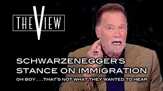 Schwarzenegger's Stance on Immigration - Oh Boy . . . That's Not What They Wanted To Hear
