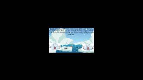 cartoon animation video story of two igloos the great igloo debate.