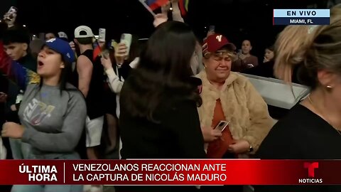 Tears of Joy: Venezuelan Exile in Miami Breaks Down Thanking President Trump After Maduro's Capture