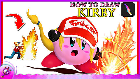 How to Draw Kirby - Super Smash Bros. Ultimate Kirby Hat