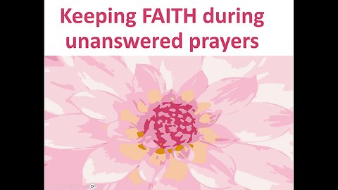 April 17 (Year 4) How do I keep faith if my prayers aren't answered? Tiffany Root & Kirk VandeGuchte