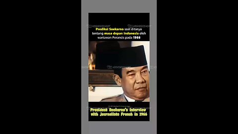 the atmosphere when President Soekarno was with French journalists