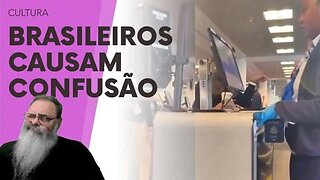 CASAL de BRASILEIROS é PROIBIDO de EMBARCAR porque NÃO FALA INGLÊS FLUENTE e ARRUMAM CONFUSÃO