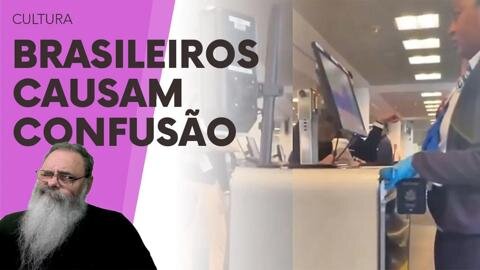 CASAL de BRASILEIROS é PROIBIDO de EMBARCAR porque NÃO FALA INGLÊS FLUENTE e ARRUMAM CONFUSÃO