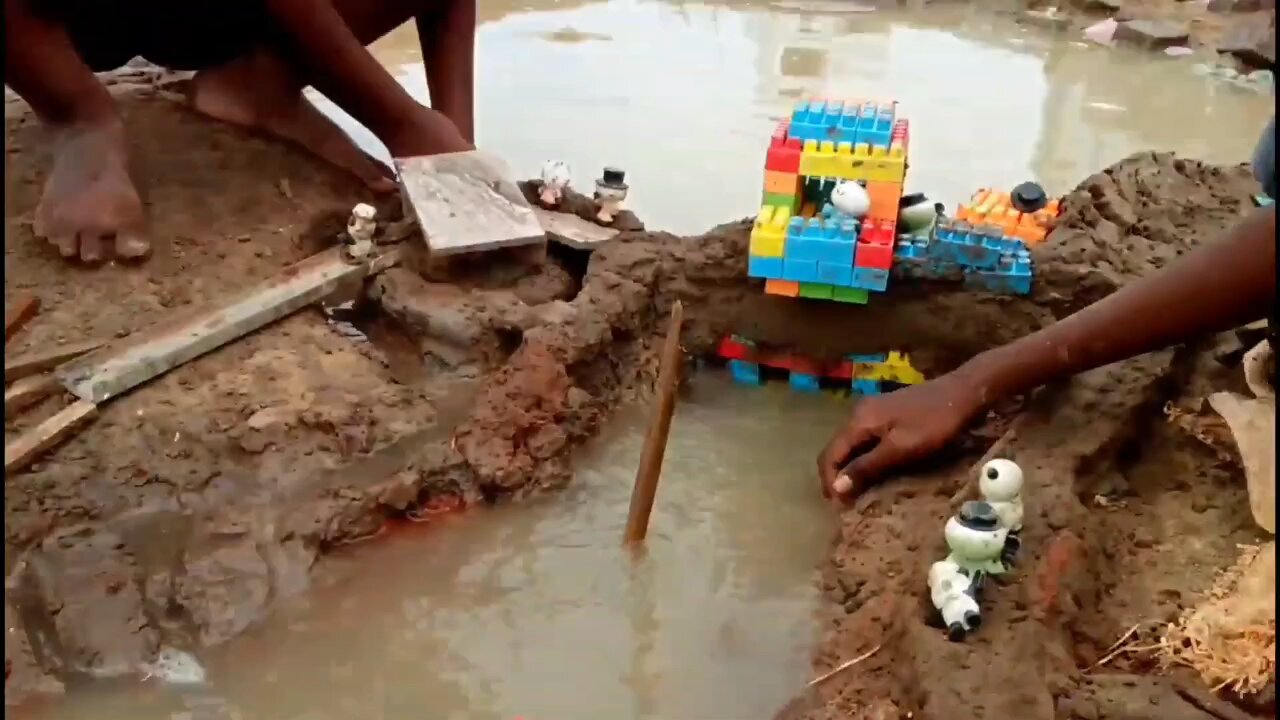 Mini Dam making
