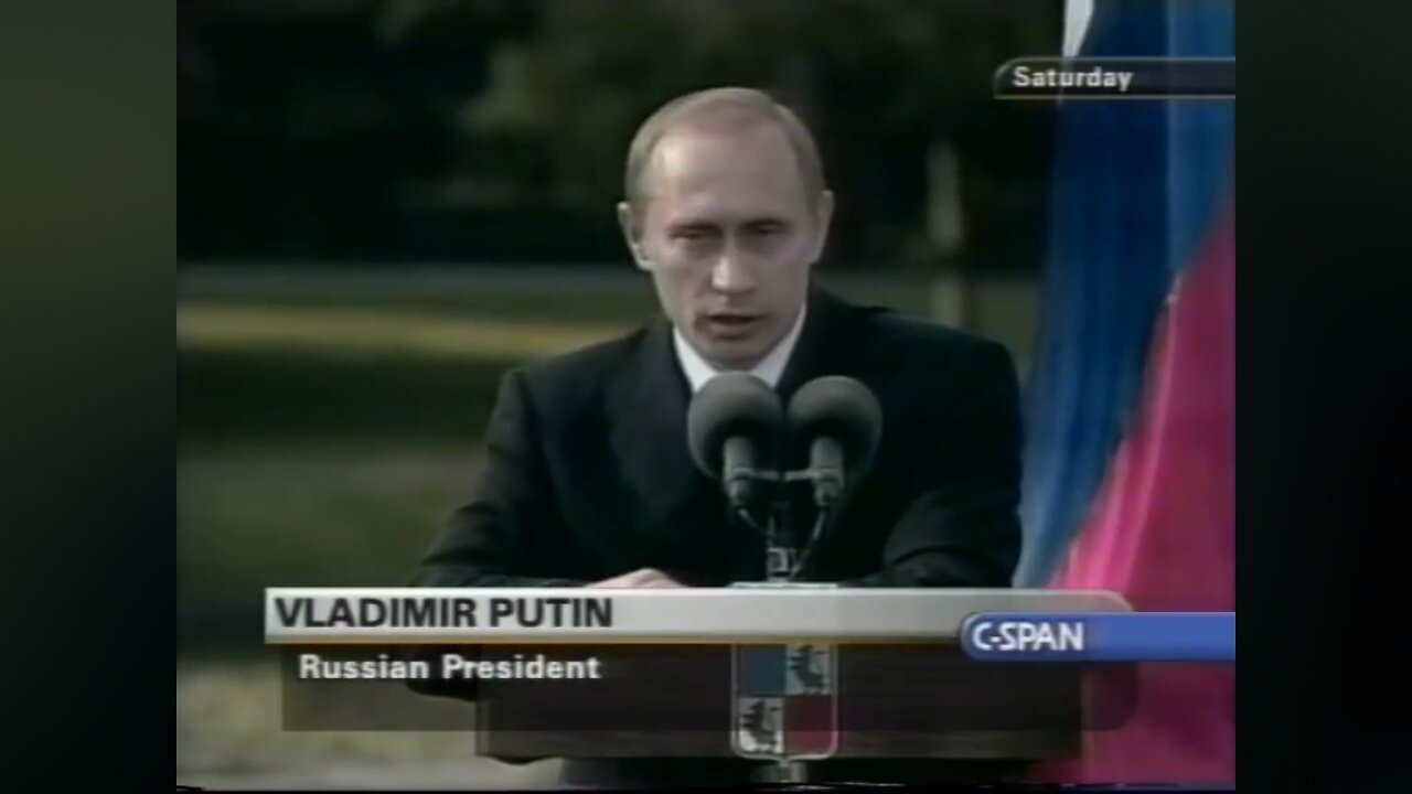2001, President Putin: The Soviet Union & Russia tried several times to join the NATO alliance