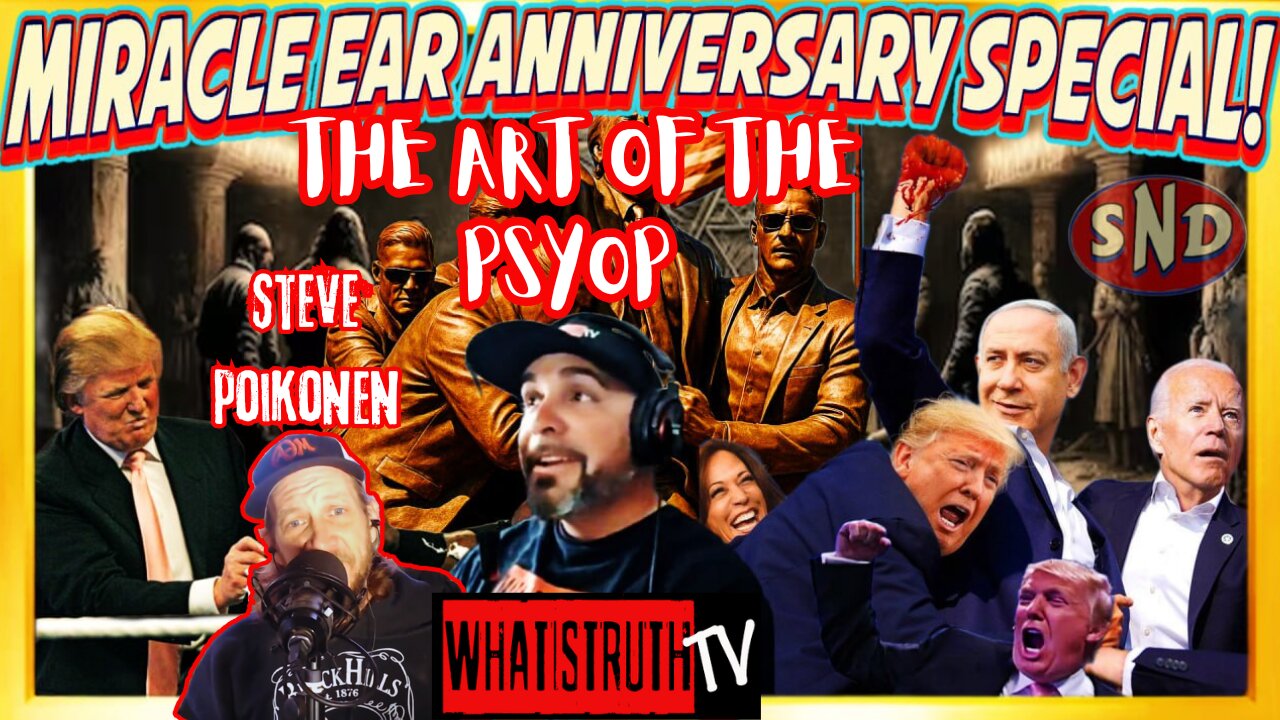 #260 The Art of The Psyop : Trump's Near Miss, One Year Later
