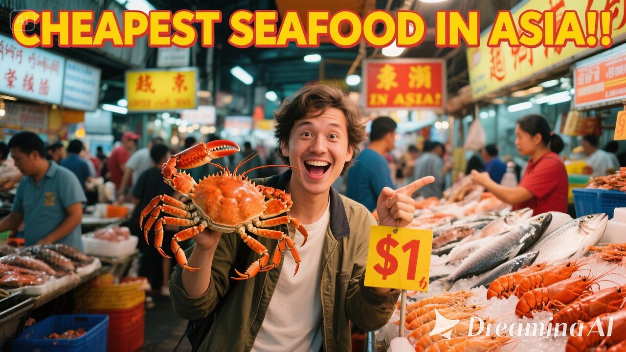 I Found Asia_s CHEAPEST Seafood Market!!