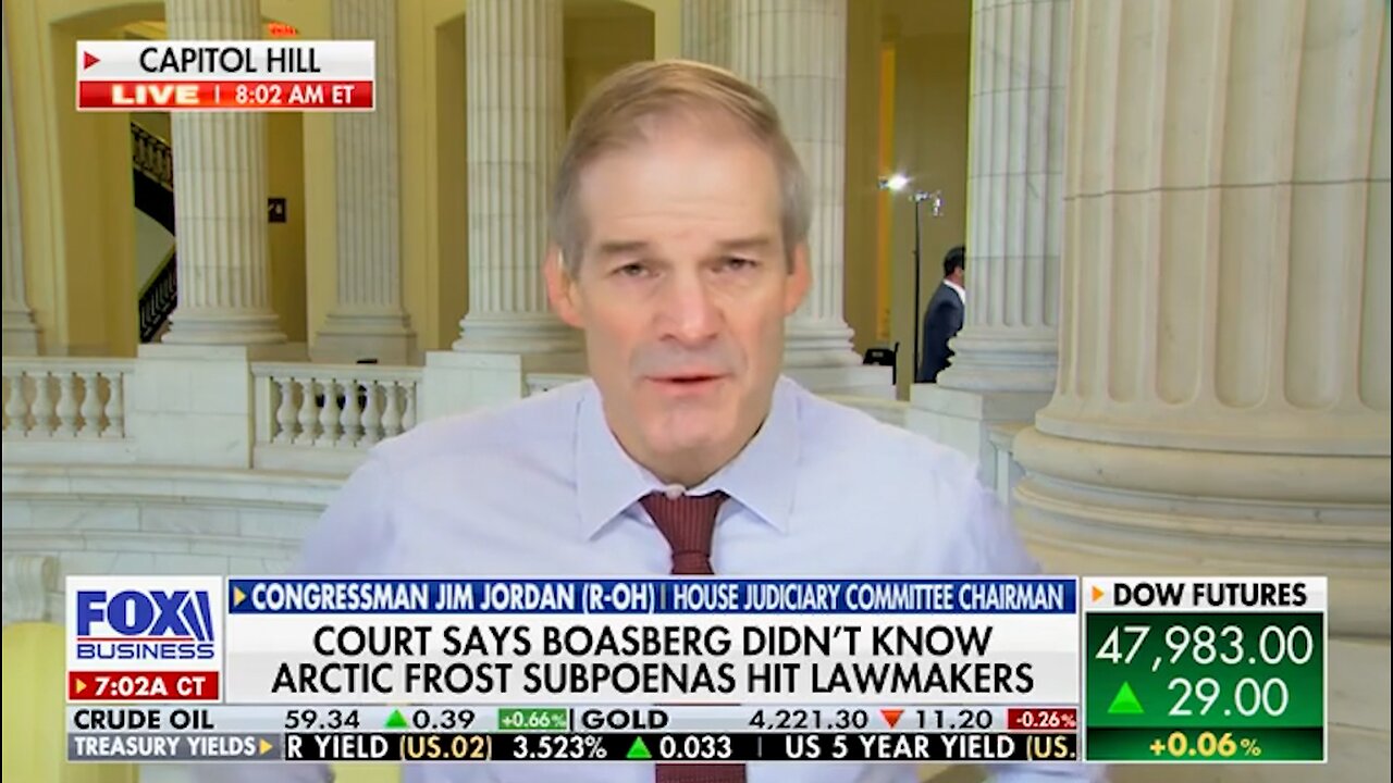 Jim Jordan CALLS OUT Jack Smith