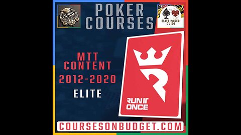 RUN IT ONCE ELITE MTT 2012 - 2020